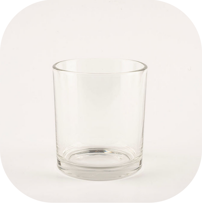 Classic - 10 oz Clear Candle Glass