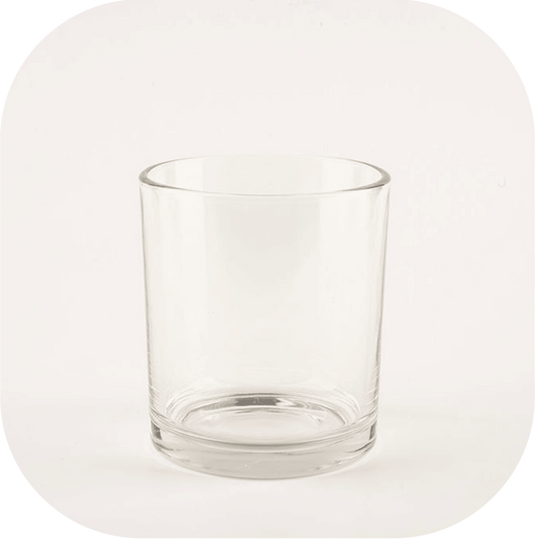 Classic - 10 oz Clear Candle Glass