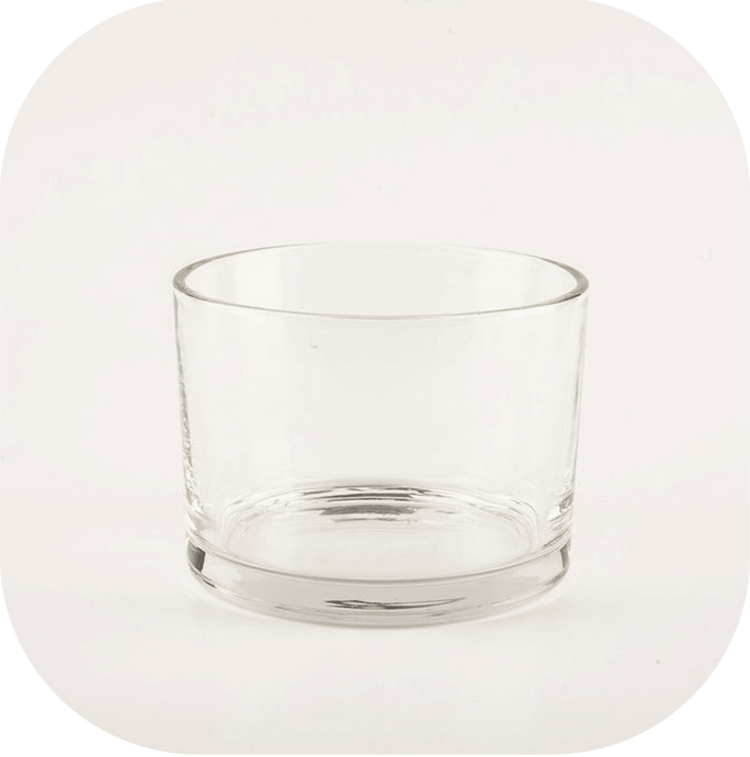 Classic - 15 oz Clear Candle Glass