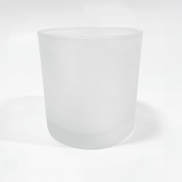 Classic-16 oz Frosted Candle Glass - Rama Candles