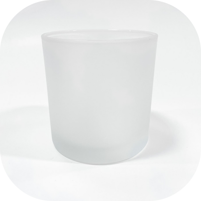 Classic-16 oz Frosted Candle Glass