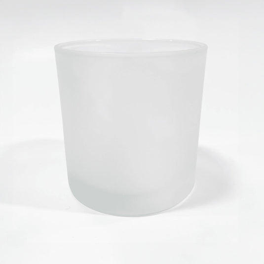 Classic-16 oz Frosted Candle Glass - Rama Candles