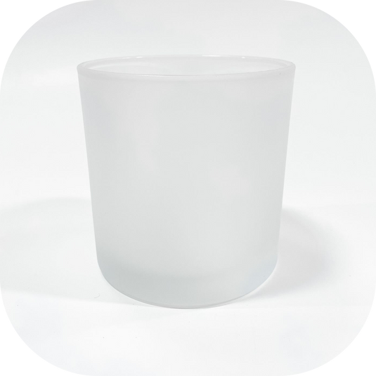 Classic-16 oz Frosted Candle Glass
