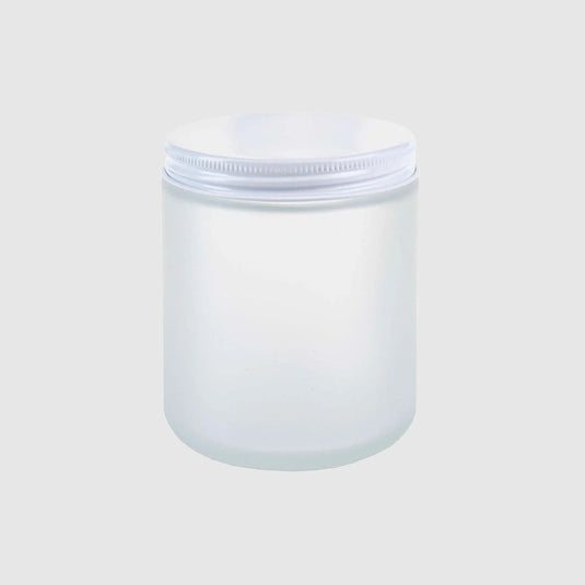 Straight-Sided Glass Jars 8 oz + Metal Lid