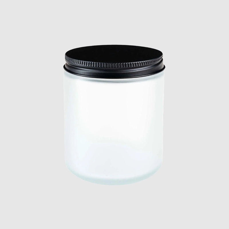 Load image into Gallery viewer, Straight-Sided Glass Jars 8 oz + Metal Lid
