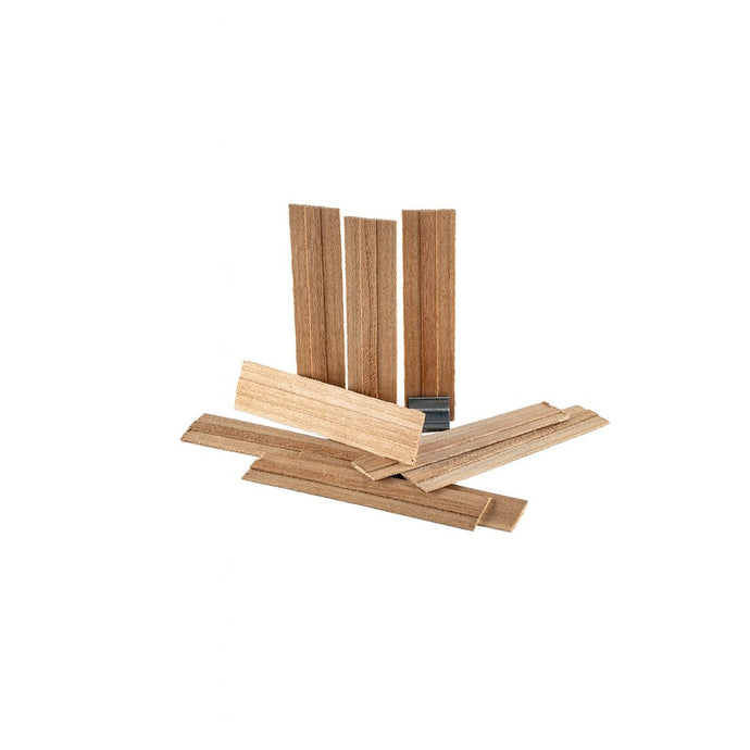 Crackling Booster Wooden Wick + Metal Clip