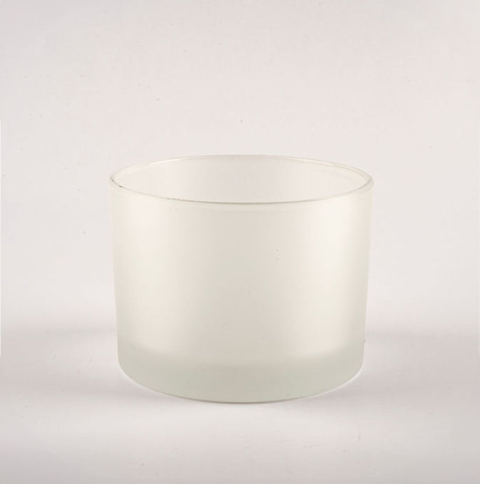 Classic-15 oz Frosted Candle Glass - Rama Candles